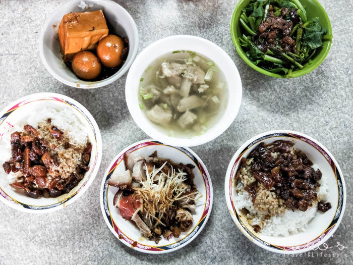 【台北北投】北投市場美食～矮仔財滷肉飯、高記茶莊。