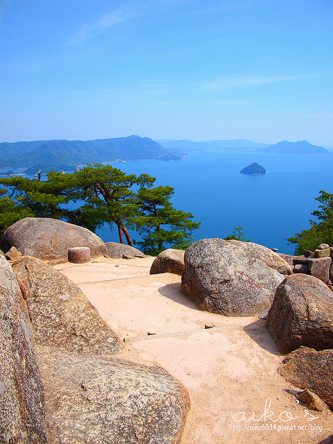 【日本廣島】宮島美景～免費接駁車、彌山纜車、獅子岩、原始林石碑、彌山本堂、靈火堂、三鬼堂。